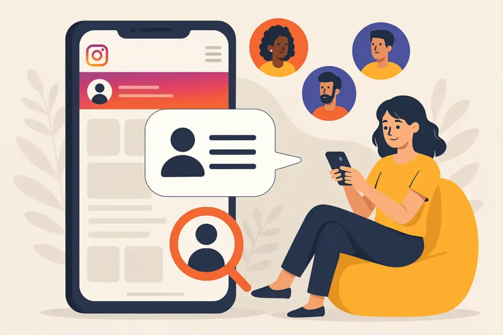 پیدا کردن مخاطبین در اینستاگرام